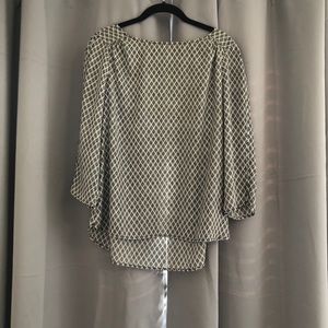 The Limited Black & White Blouse